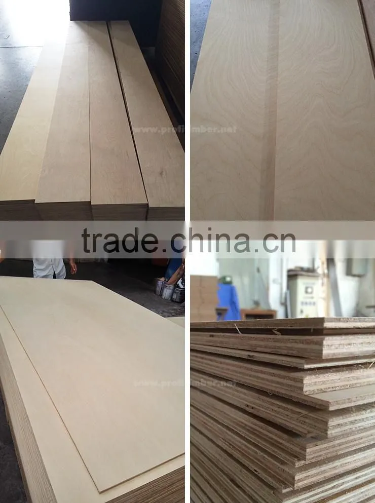 Furniture Grade Laminated 18mm Birch Plywood