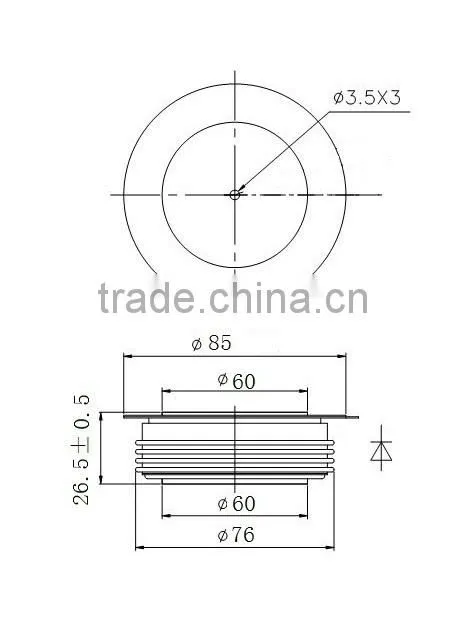 rectifier diode ZP1500(3600-4500V)