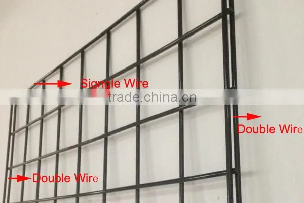 hanging metal wire mesh gridwall panel for display rack