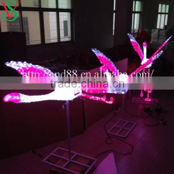 New led Flamingo sculpture lights