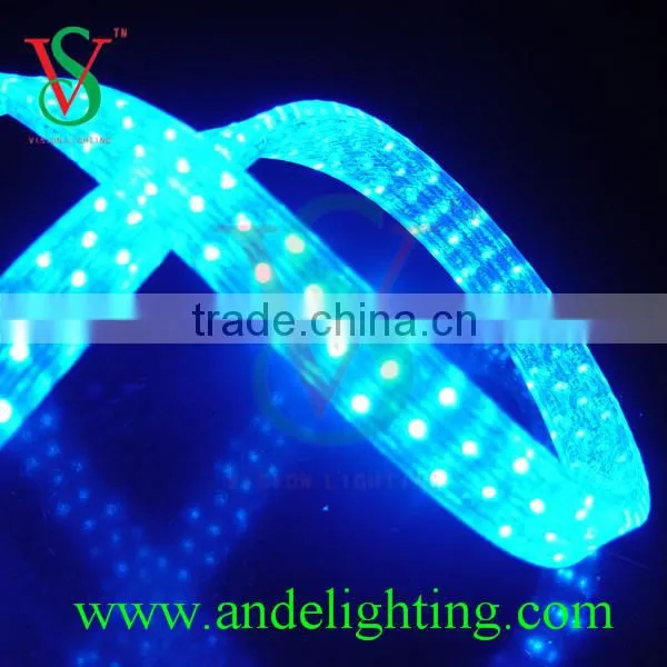 New flat or round led strip light holiday decoration