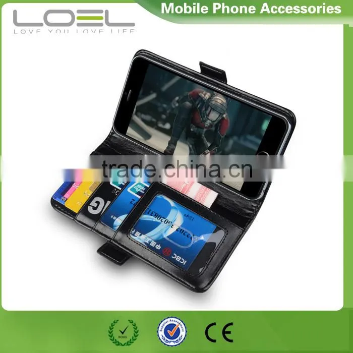 Stand wallet flip leather case cover for iphone 6 6s with card slots