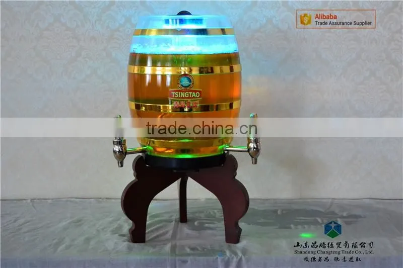 Crystal Cask Cannon Three Wine Faucets Cold Beer Dispenser