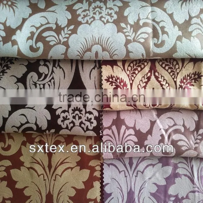 Fantastic blackout for woven jacquard curtain fabric for elegant drapes and curtains