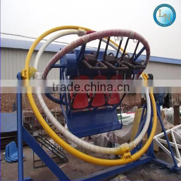 Thrilling new products! High quality 2seats amusement human gyroscope ride for sale