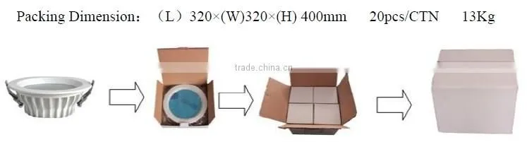 WEJ Factory direct provide 25w led down light