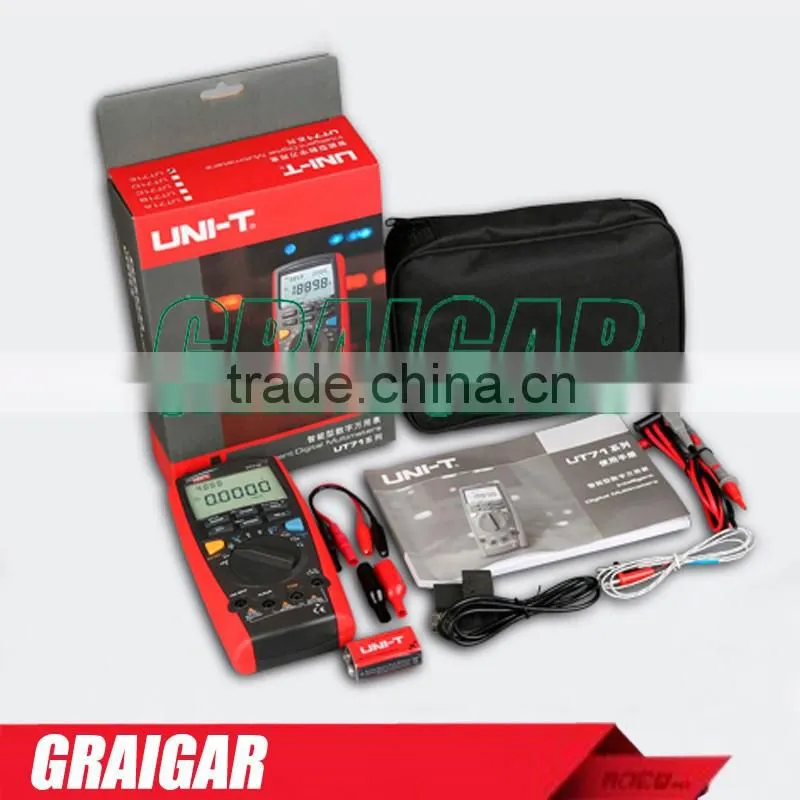 UNI-T UT71D Intelligent Digital Multimeter Volt Amp Ohm Capacitance meter thermometer with USB