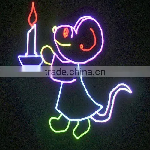 RGB full color animation DJ laser lighting