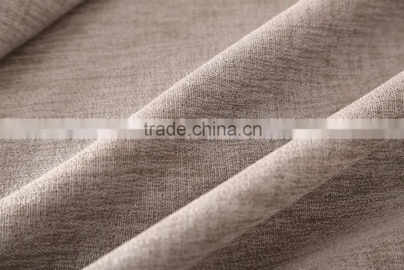 linen plain dyed fabric curtain panel