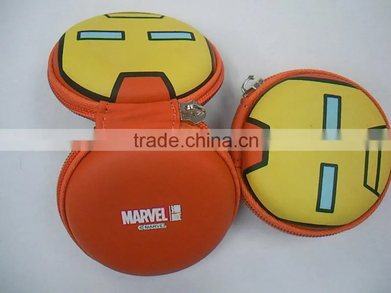 GC--Colorfully color Supply rubber logo nice eva headphone cute case