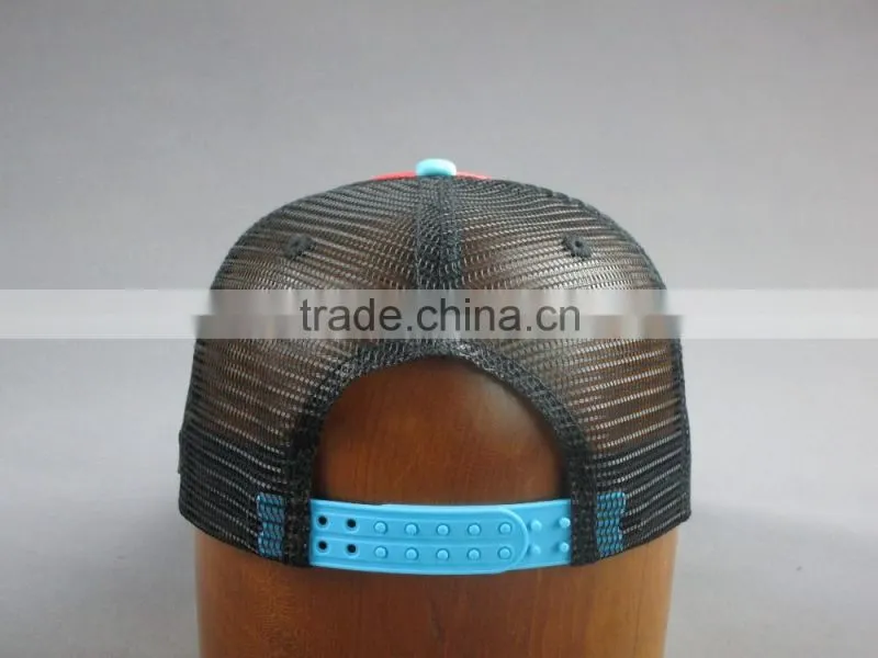 Customer high quality 5 panels snapback hat with woven lable