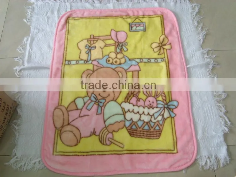 baby cheap blanket, soft blanket 100% acrylic, 80x110cm BC1088