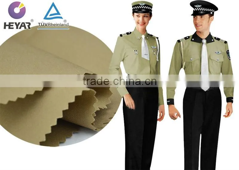 Twill Poly Cotton Police Uniform Fabric