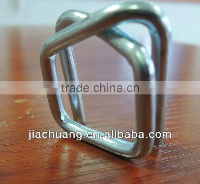 manufacturer supply Steel strapping wire buckle for PET strap