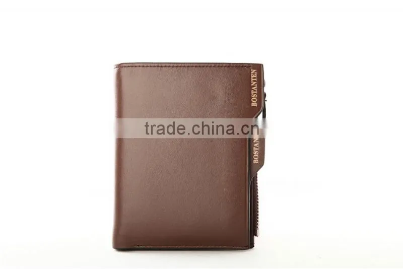 Handmade Business Young Men Wallet with Card Holder and Coin Slot Top Grain Cowhide Leather