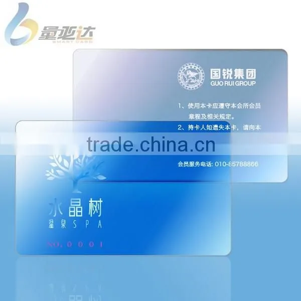 Manufacturer for Printing Plastic Card/Transparent Plastic Business Cards