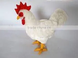 high quality factory wholesale realistic plush standing red cock soft toy stuffed animal toy red standing cock plush toys