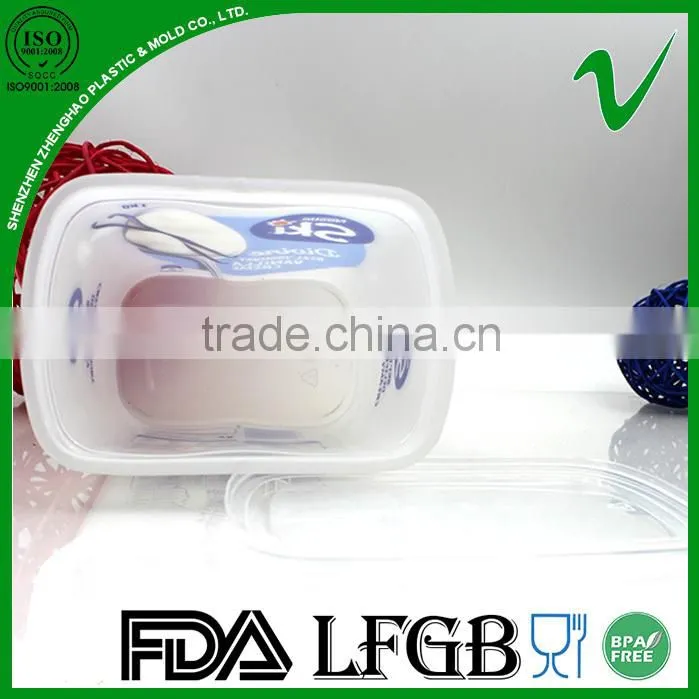 Food grade 500ml disposable PP empty plastic container food