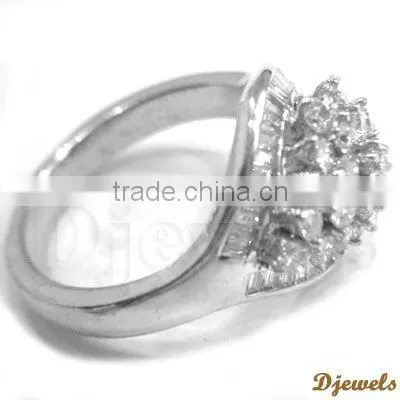 14 K White Gold Rings, Diamond Wedding Rings, Diamond Jewellery