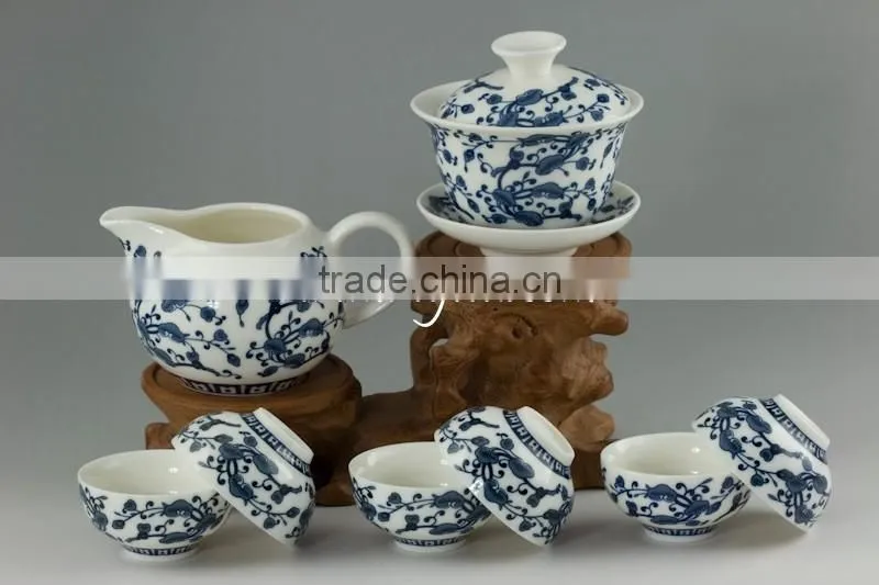 Qinghua Ceramic Gift Tea Cup Set