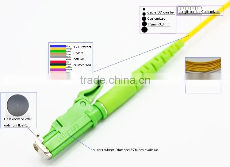 China High quality E2000/APC Fiber Patch Cord