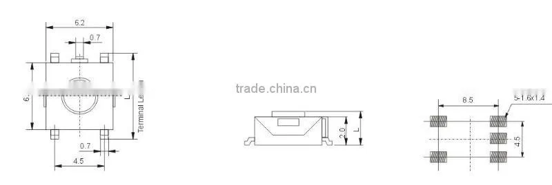 micro tact switch TS-1157
