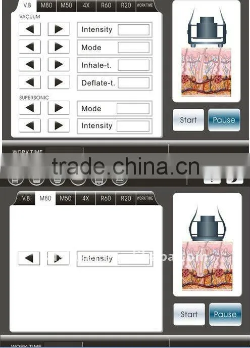 sonic wave fat belly burning machine cavitation rf beauty salon equipment