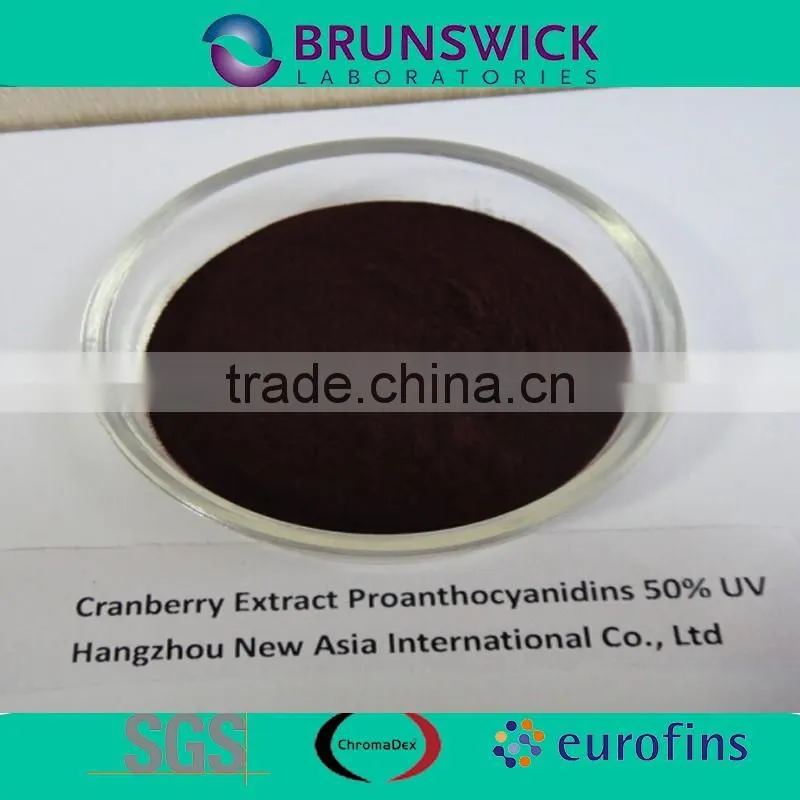 American Cranberry Extract,U.S.A Origin,100% ID Vaccinum Macrocarpon,Proanthocyanidins 5%-15% BL-DMAC;25%-95% UV EP Method