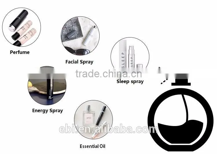 Hot sell aluminum portable twist perfume atomizer