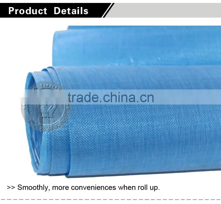 Blue , White coulor Poultry rolling curtain cloth, shade cloth volume curtain wind farms