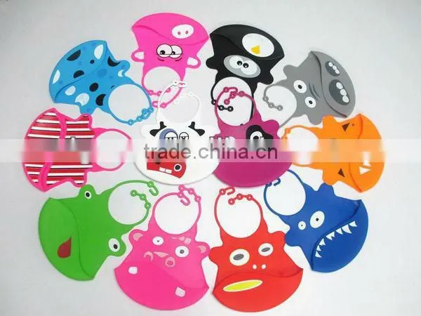 2013 Perfect design food grade silicone bib baby