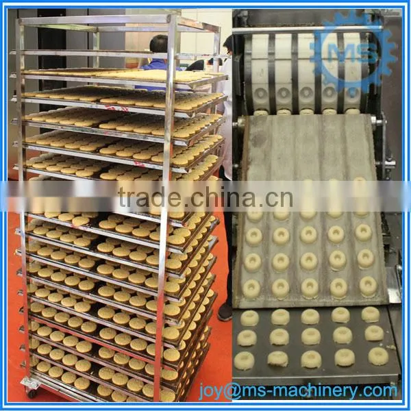 Stainless steel electric gas or coal heating rotary baking oven/cookie baking machine