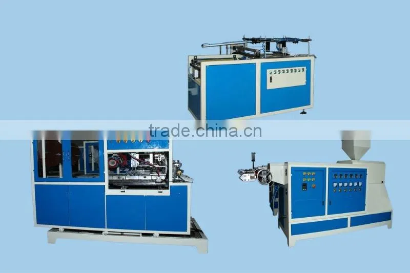 biodegradable disposable plastic take away food box making machine