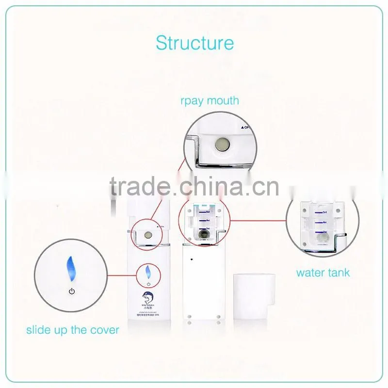 Portable Electric Hydro Spa Nano Mist Spray Facial Steamer