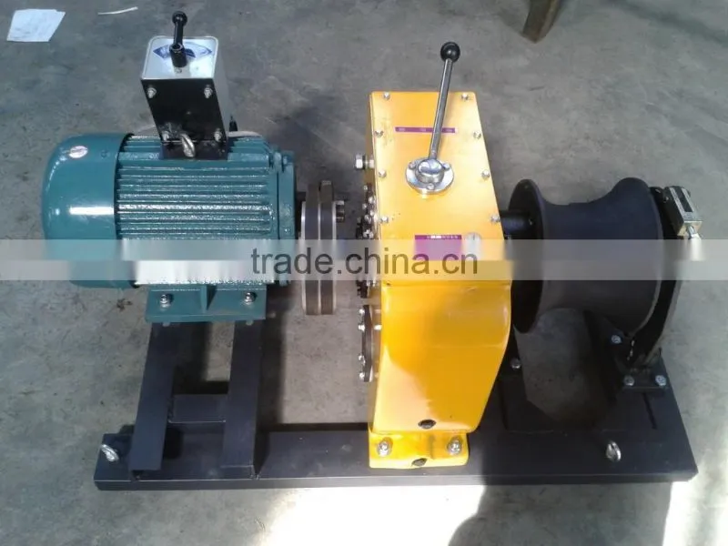 8 Ton Winch Electric 220V Wire Rope Winch For Power Construction