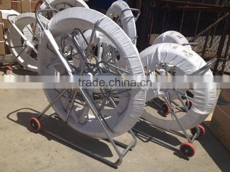 Fiberglass duct rodder/fiberglass bullet duct rod/cable duct rods