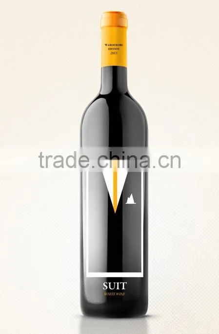 500ML/700ML High-quality Circular Frosting glass wine bottle with cap