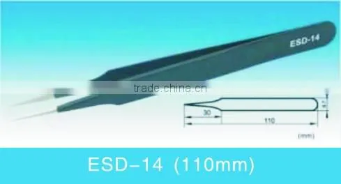 High Quality ESD Stainless Steel Tweezers