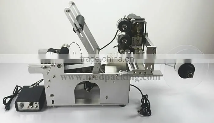 Round Bottle Adhesive Labeling Machine Can Print Date