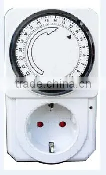 Grow light controller US EU UK AU NZ plug socket daily 24 hour grounded mechanical automatic switch timer for garden greenhouse