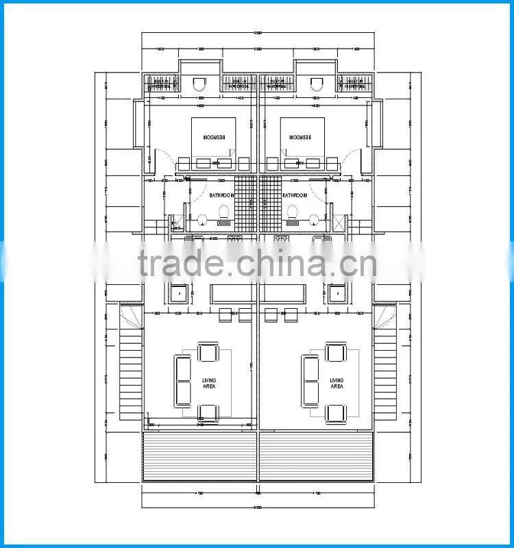One Level Low Cost Customized Design Steel Prefabricated Bungalow