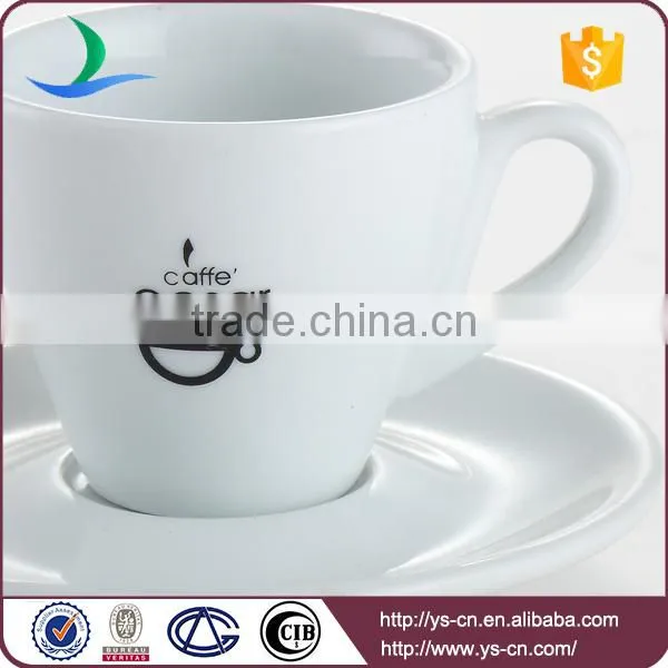 quality ceramic teacup and saucer
