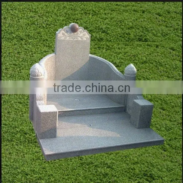 Hand Carved Polished Stone Tombstone