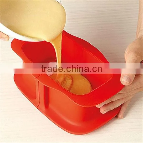 2013 cheap silicone pudding bowl with lid
