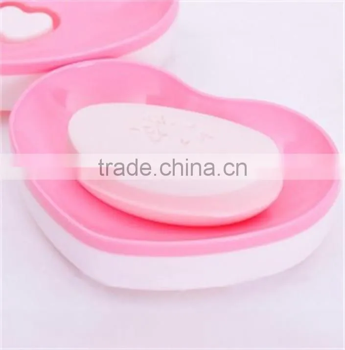 N172 High quality plastic heart shaped Soap Box