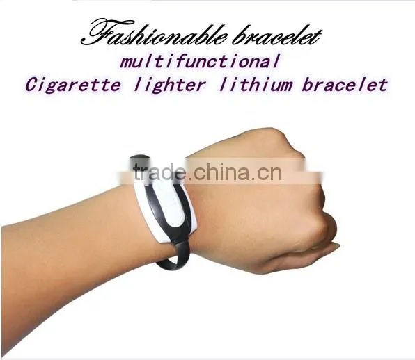 For IOS Android Bracelet USB Data Cable With Cigarette Lighter Function