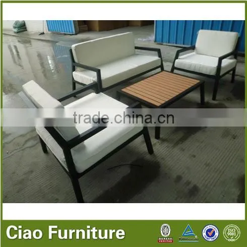 Guangdong outdoor aluminum frame fabrice garden sofa furniture