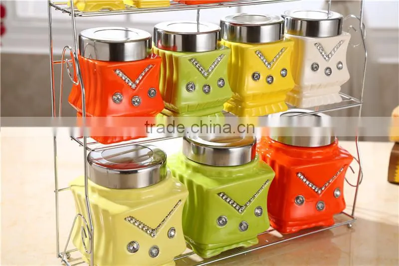 ceramic kitchen canister set