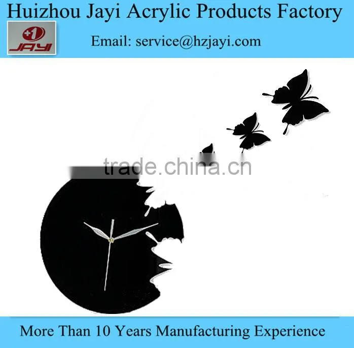 Custom Style acrylic art clock ,Decoration acrylic art clock