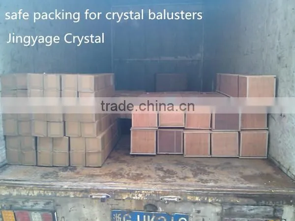 crystal staircase railing